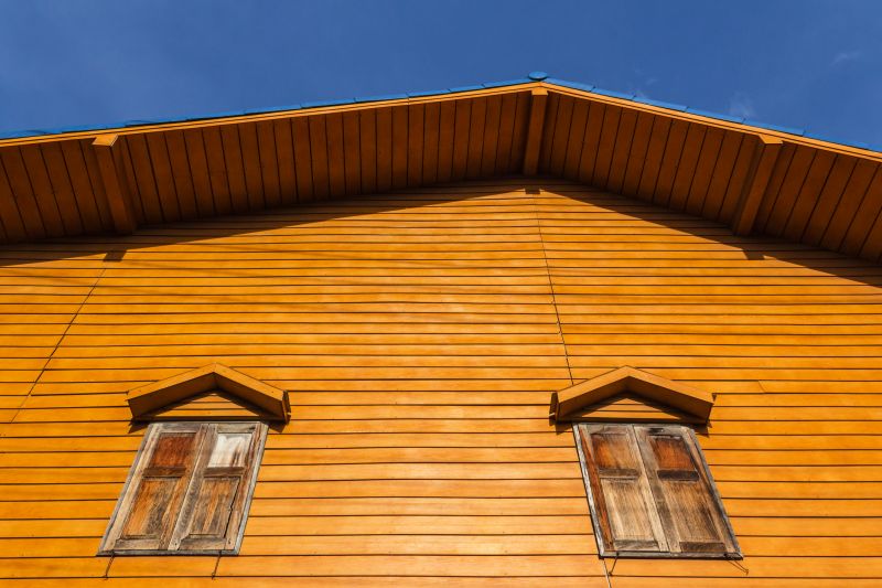 Spring Siding Staining